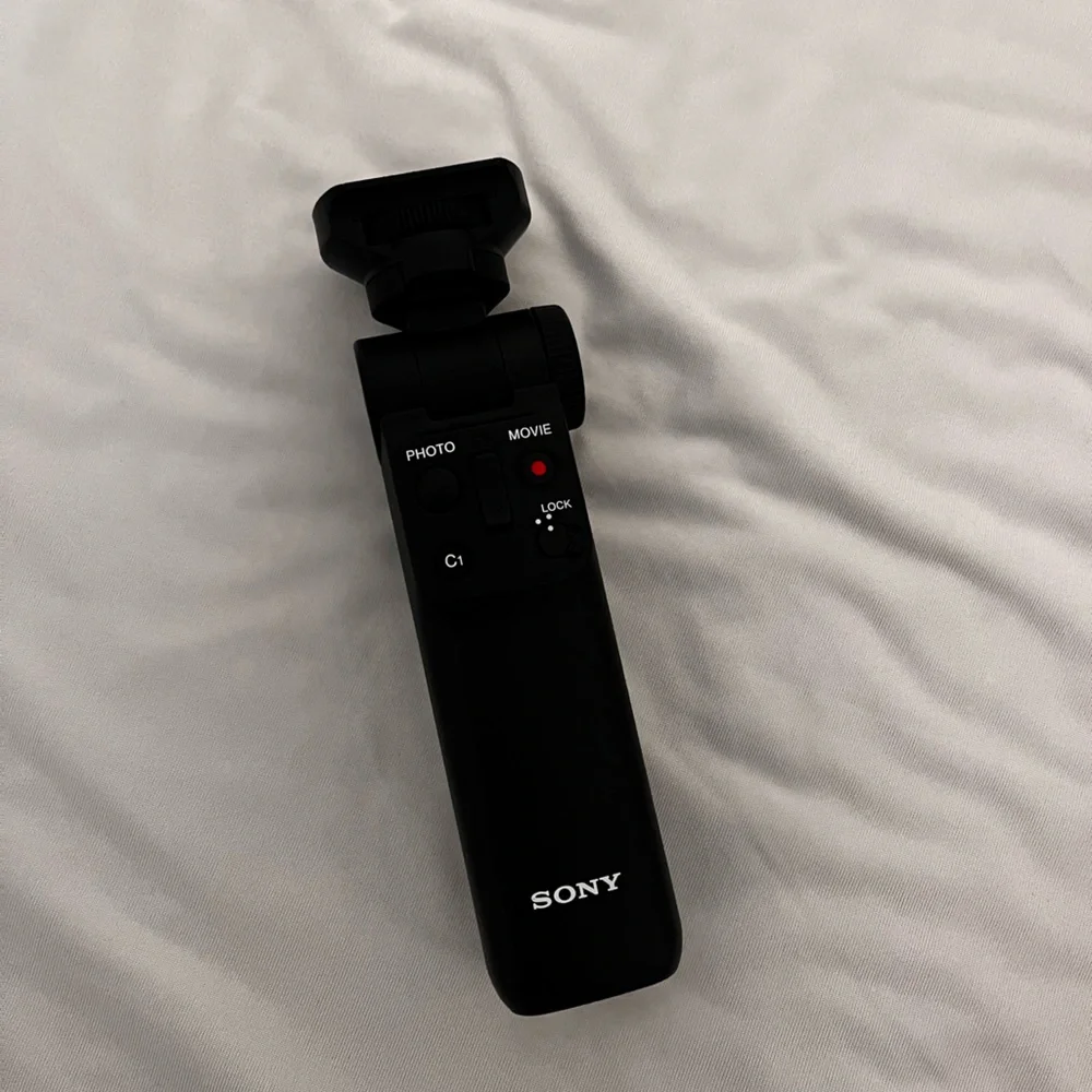 Black Sony camera gimbal/ tripod #Sony